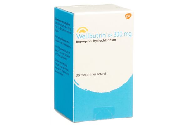 Wellbutrin XR cpr ret 300 mg bte 30 pce