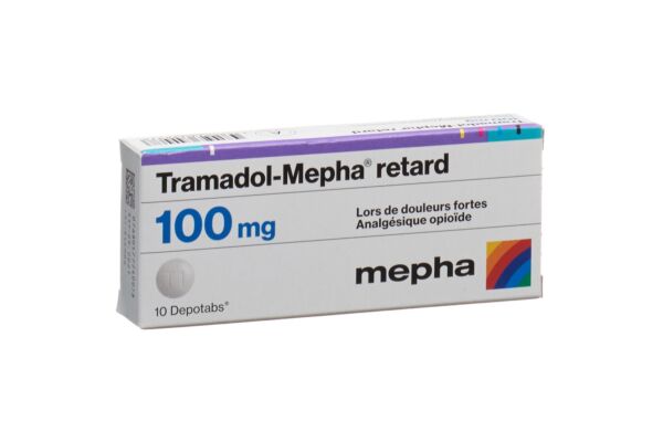 Tramadol-Mepha retard Ret Tabl 100 mg 10 Stk