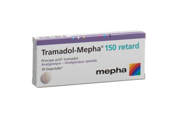 Tramadol-Mepha retard cpr ret 150 mg 10 pce
