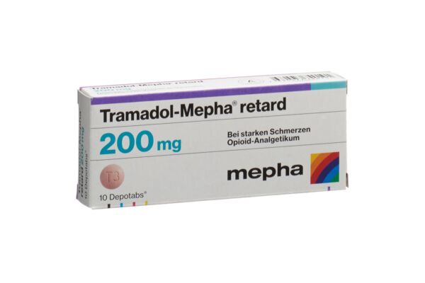Tramadol-Mepha retard Ret Tabl 200 mg 10 Stk