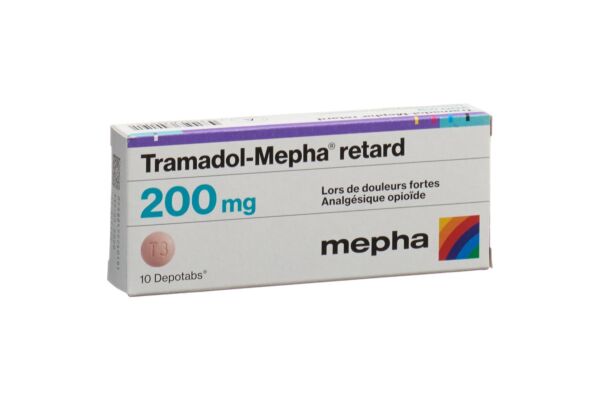 Tramadol-Mepha retard Ret Tabl 200 mg 10 Stk
