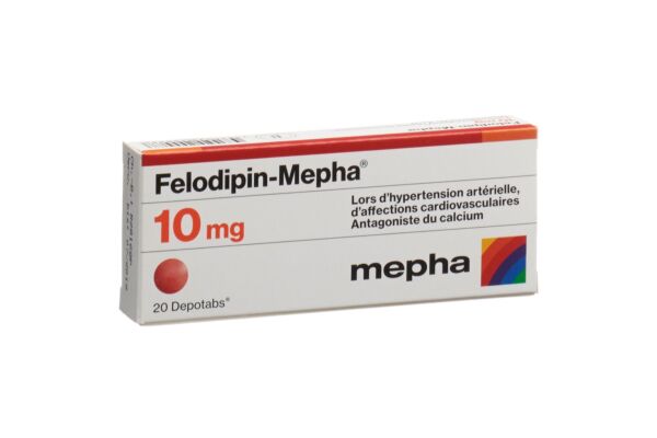 Felodipin-Mepha cpr ret 10 mg 20 pce