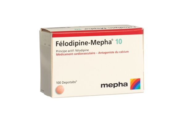 Felodipin-Mepha Ret Tabl 10 mg 100 Stk