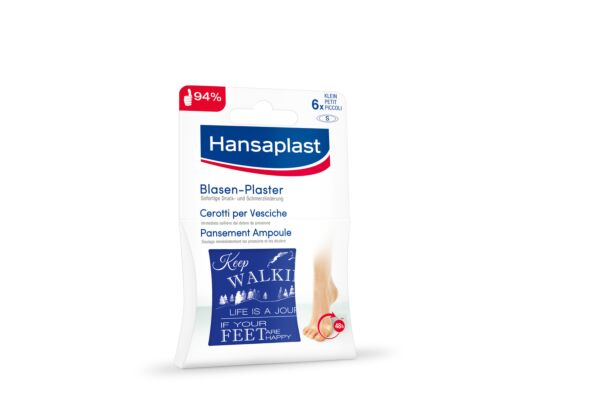 Hansaplast Footcare pansements anti ampoules petit 6 pce