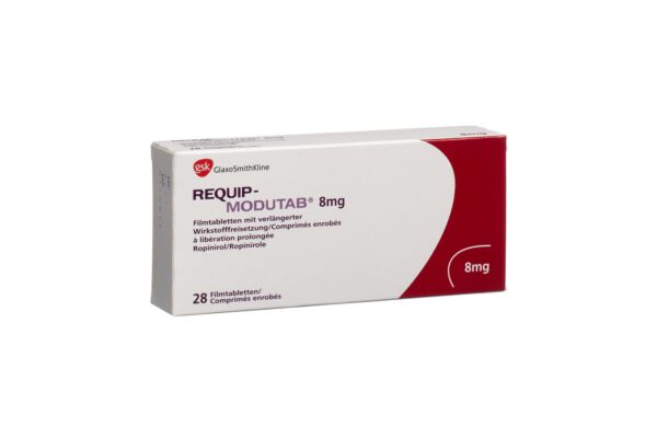 Requip-Modutab cpr pell 8 mg 28 pce