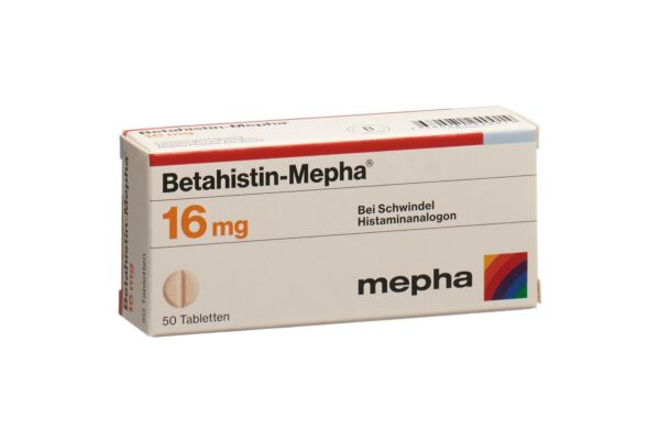 Betahistin-Mepha cpr 16 mg 50 pce