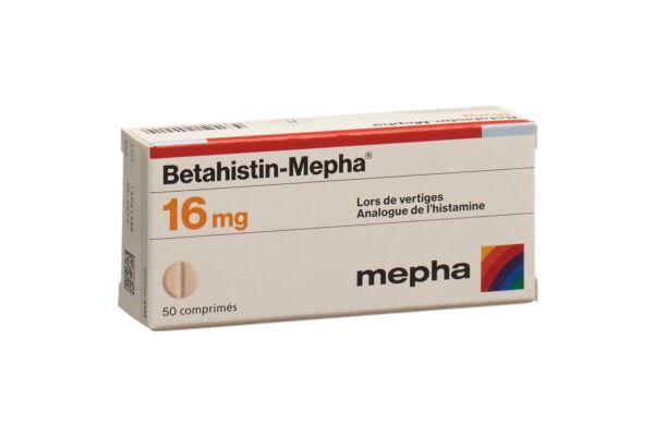 Betahistin-Mepha Tabl 16 mg 50 Stk
