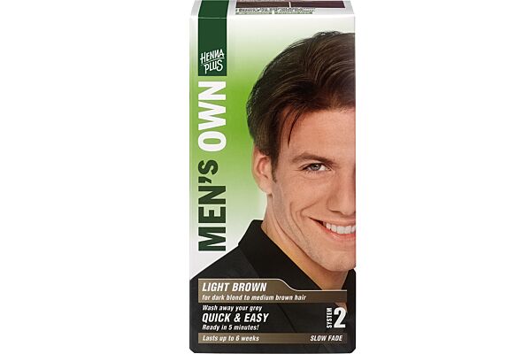 HENNA PLUS mens own syst2 light-brown