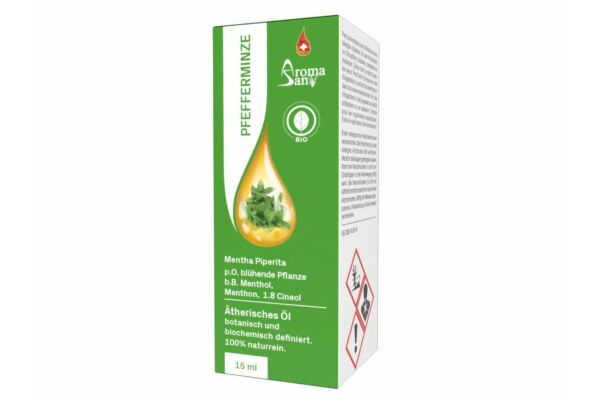 Aromasan Pfefferminze Äth/Öl in Schachtel Bio 15 ml