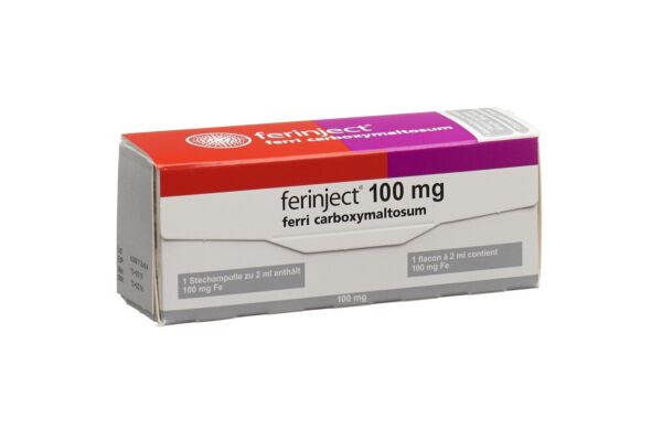 Ferinject sol inj 100 mg/2ml 5 flac 2 ml