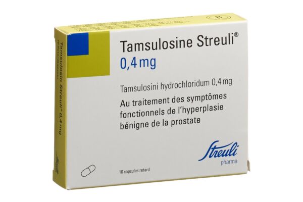 Tamsulosine Streuli caps ret 0.4 mg 10 pce