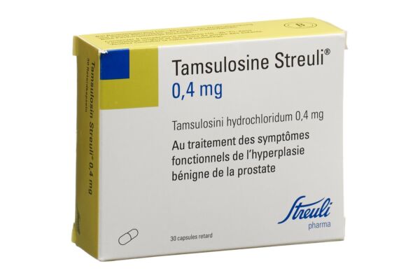 Tamsulosine Streuli caps ret 0.4 mg 30 pce