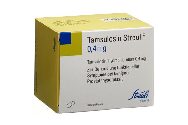 Tamsulosin Streuli Ret Kaps 0.4 mg 100 Stk