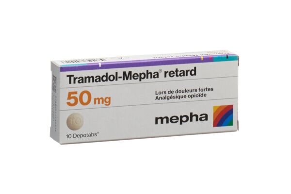 Tramadol-Mepha retard cpr ret 50 mg 10 pce