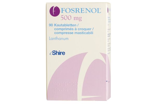 Fosrenol Kautabl 500 mg 90 Stk