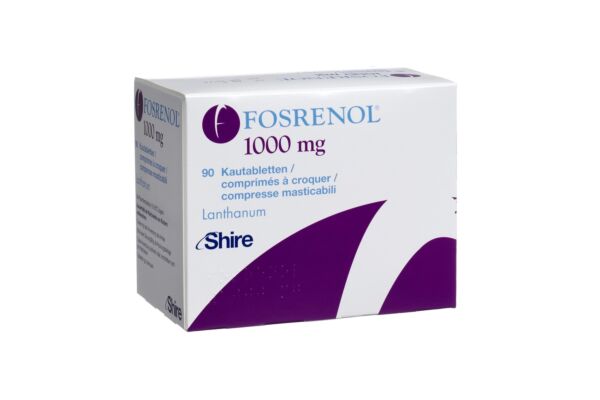 Fosrenol cpr croquer 1000 mg 90 pce