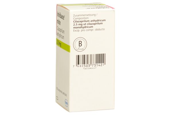 Inhibace mite Filmtabl 2.5 mg Glasfl 100 Stk