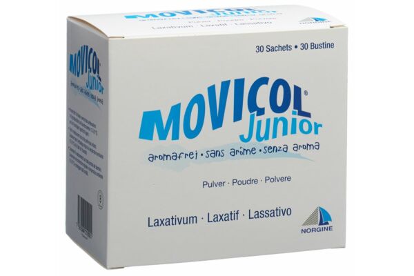 Movicol Junior sans arôme pdr sach 30 pce