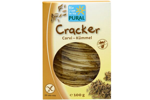 Pural crackers de carvi sans gluten 100 g