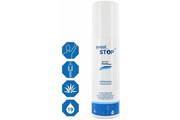SweatStop aloe vera forte plus spray pour le corps 100 ml