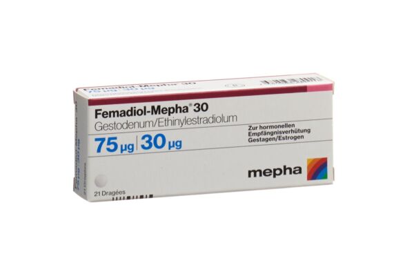 Femadiol-Mepha 30 drag 21 pce
