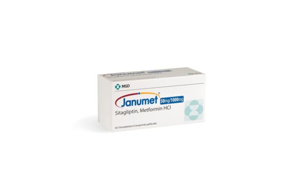 Janumet cpr pell 50/1000 mg 56 pce