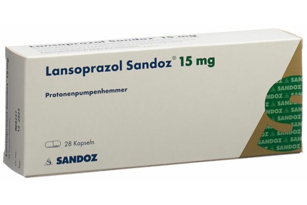 Lansoprazol Sandoz Kaps 15 mg 28 Stk