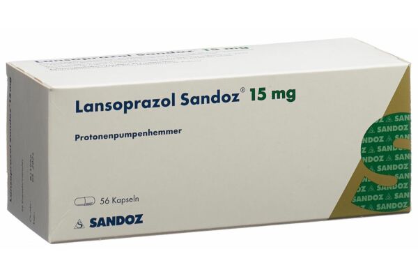 Lansoprazole Sandoz caps 15 mg 56 pce