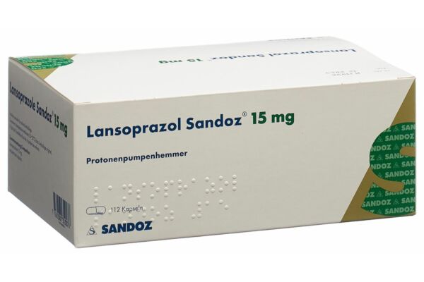 Lansoprazol Sandoz Kaps 15 mg 112 Stk