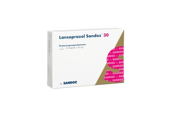 Lansoprazole Sandoz caps 30 mg 14 pce
