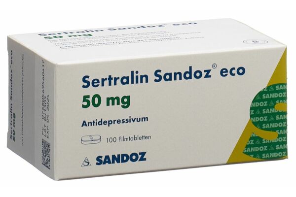 Sertralin Sandoz eco Filmtabl 50 mg 100 Stk