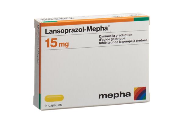 Lansoprazol-Mepha caps 15 mg 14 pce