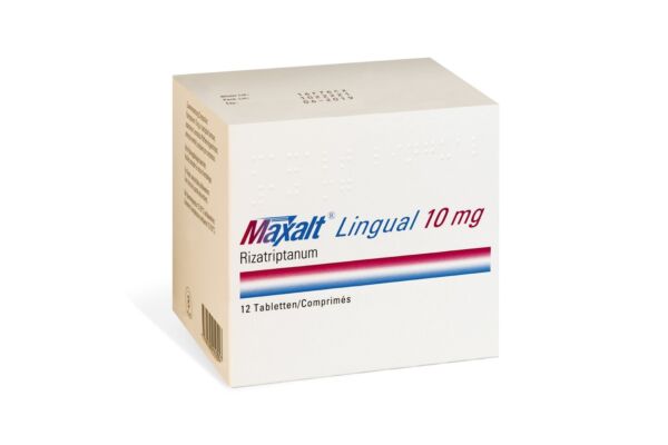 Maxalt Lingual Schmelztabl 10 mg 12 Stk
