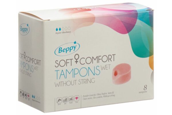 Beppy Soft comfort tampons wet 8 pce