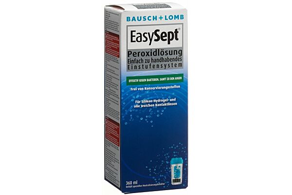 Bausch Lomb EasySept Peroxide solution 360 ml