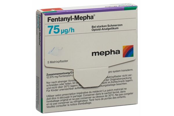 Fentanyl-Mepha Matrixpfl 75 mcg/h 5 Stk