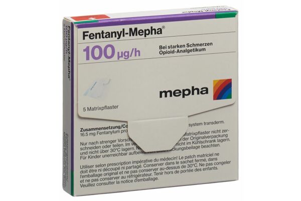 Fentanyl-Mepha Matrixpfl 100 mcg/h 5 Stk