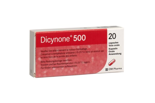 Dicynone caps 500 mg 20 pce