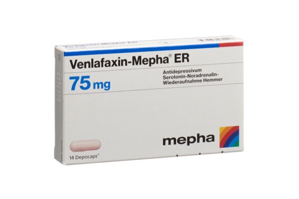 Venlafaxin-Mepha ER depocaps 75 mg 14 pce