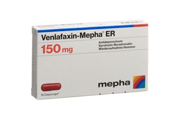 Venlafaxin-Mepha ER depocaps 150 mg 14 pce