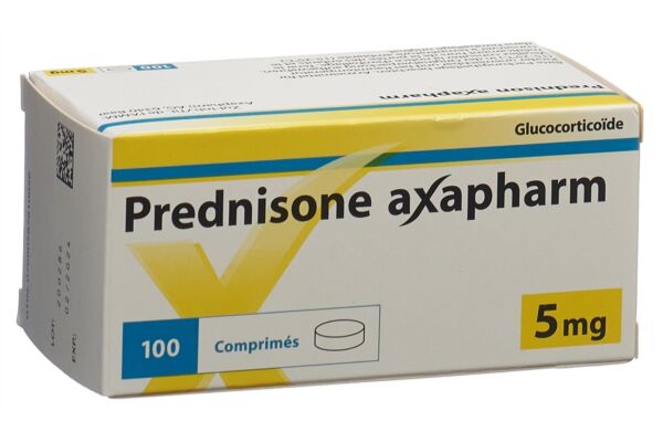Prednison axapharm Tabl 5 mg 100 Stk