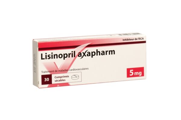 Lisinopril axapharm cpr 5 mg 30 pce