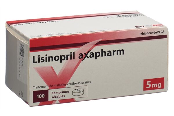 Lisinopril axapharm cpr 5 mg 100 pce