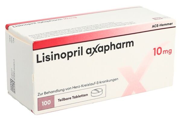 Lisinopril axapharm 10 mg 100 pce