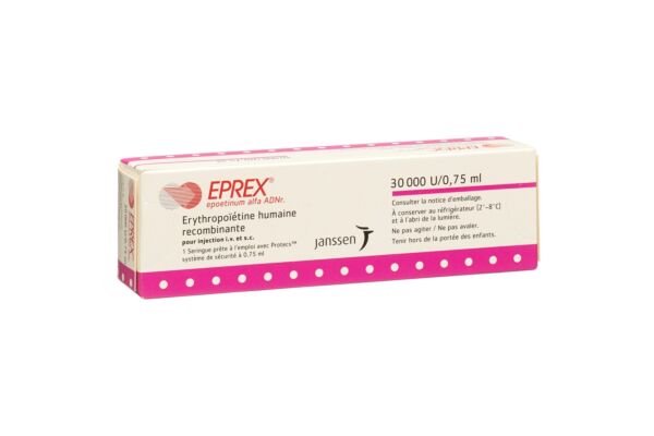 Eprex Inj Lös 30000 IE/0.75ml mit Sicherheitssystem (Protecs) Fertspr 0.75 ml