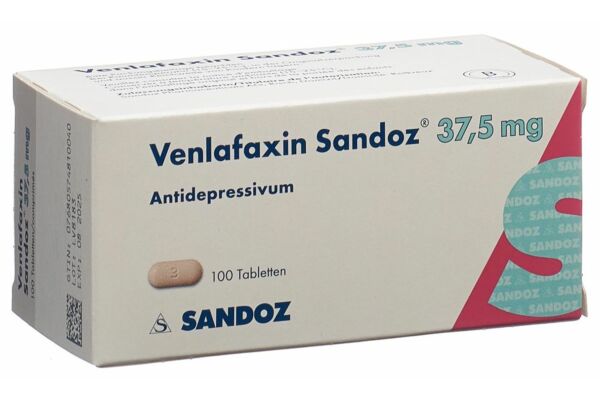 Venlafaxin Sandoz Tabl 37.5 mg 100 Stk