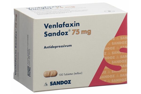 Venlafaxin Sandoz Tabl 75 mg 100 Stk