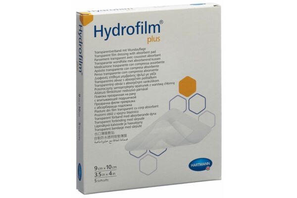 Hydrofilm PLUS pansement imperméable 9x10cm stérile 5 pce