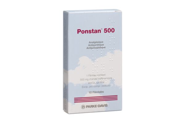 Ponstan Filmtabl 500 mg 10 Stk