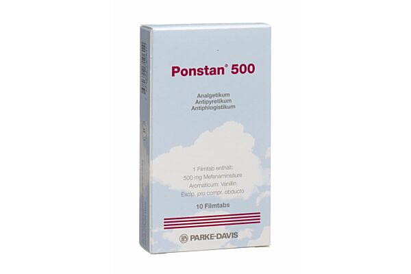 Ponstan Filmtabl 500 mg 10 Stk